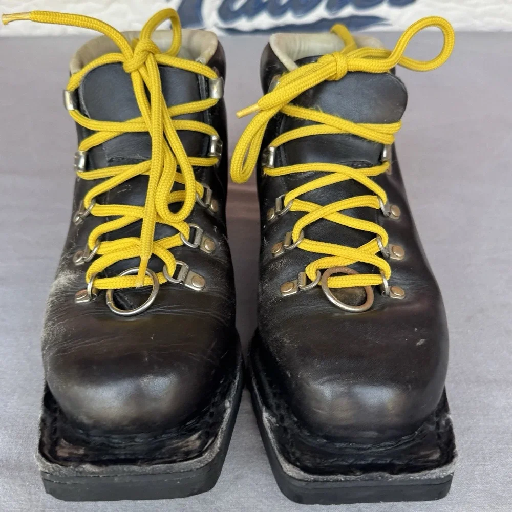 Size 6.5 Vibram Asolo Sport Snowpine Leather Boots 5507 Snow Ski X-Country Mens